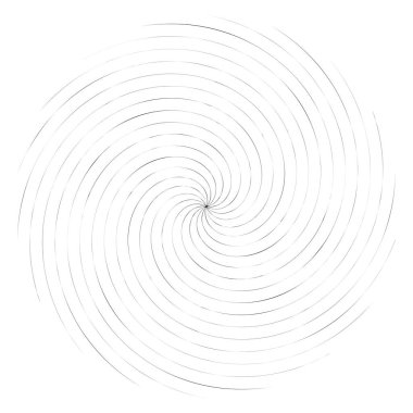 Sarmal, girdap, dönme elementi. Döngüsel girdap, kasırga esneme tasarımı. Stock vektör illüstrasyonu, Clip sanat grafikleri