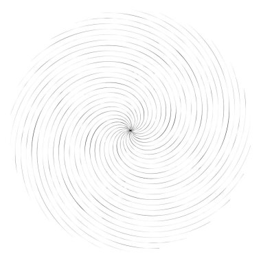 Sarmal, girdap, dönme elementi. Döngüsel girdap, kasırga esneme tasarımı. Stock vektör illüstrasyonu, Clip sanat grafikleri