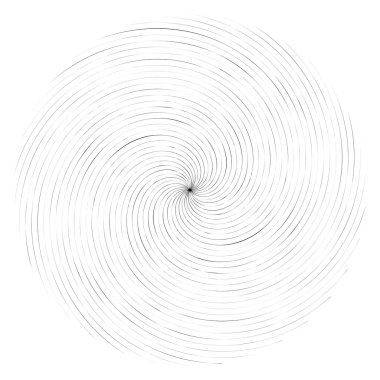 Sarmal, girdap, dönme elementi. Döngüsel girdap, kasırga esneme tasarımı. Stock vektör illüstrasyonu, Clip sanat grafikleri