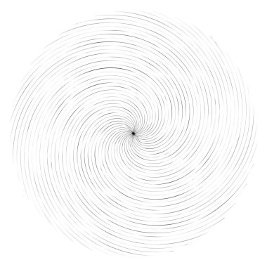 Sarmal, girdap, dönme elementi. Döngüsel girdap, kasırga esneme tasarımı. Stock vektör illüstrasyonu, Clip sanat grafikleri