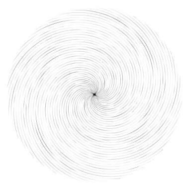 Sarmal, girdap, dönme elementi. Döngüsel girdap, kasırga esneme tasarımı. Stock vektör illüstrasyonu, Clip sanat grafikleri