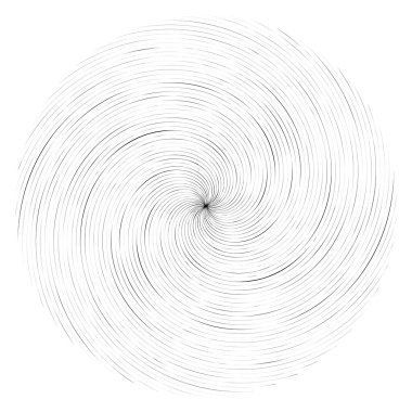 Sarmal, girdap, dönme elementi. Döngüsel girdap, kasırga esneme tasarımı. Stock vektör illüstrasyonu, Clip sanat grafikleri