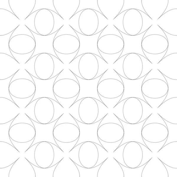 Wiederholendes Geometrisches Schwarz Weiß Muster Hintergrund Textur — Stockvektor