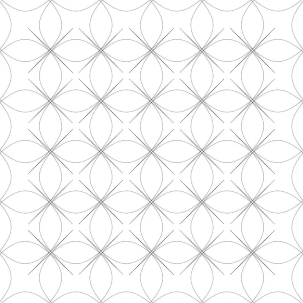 反復幾何学的黒と白のパターン — ストックベクタ