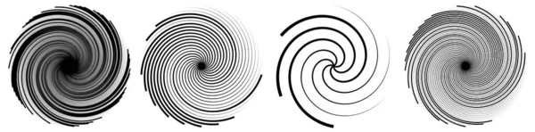 Spirala Wir Wir Cykliczny Wir Konstrukcja Wichury Ilustracja Wektor Akcji — Wektor stockowy