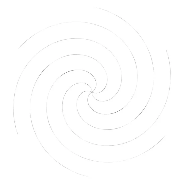 Spirale Wirbel Wirbelelement Zyklischer Whirlpool Wirbelwind Verrenkungen Design Bestandsvektorillustration Clip — Stockvektor