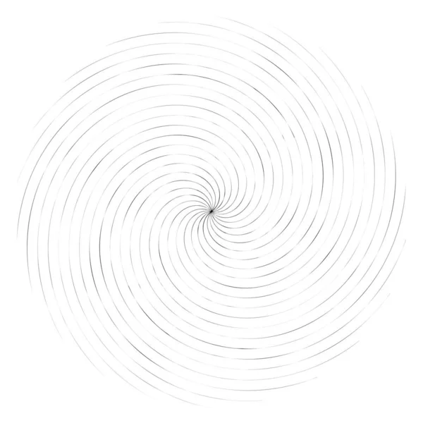 Spirale Vortice Elemento Vortice Whirlpool Ciclico Progettazione Contorsione Vortice Illustrazione — Vettoriale Stock
