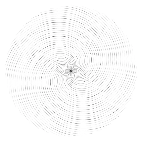 Espiral Redemoinho Elemento Giratório Hidromassagem Cíclica Design Contorção Redemoinho Ilustração —  Vetores de Stock