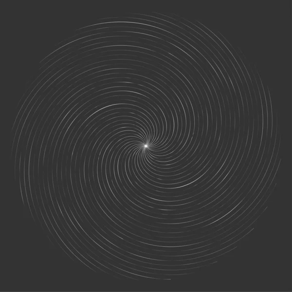 Spirale Wirbel Wirbelelement Zyklischer Whirlpool Wirbelwind Verrenkungen Design Bestandsvektorillustration Clip — Stockvektor