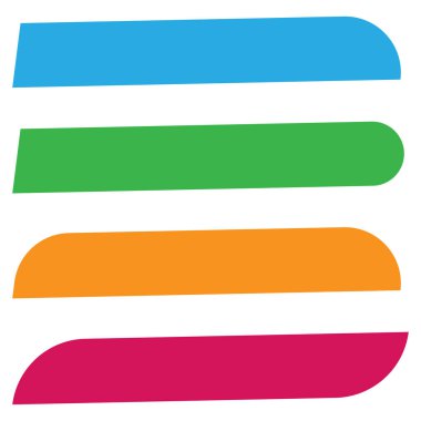 Klasik basit pankart, düğme şekilleri şablon