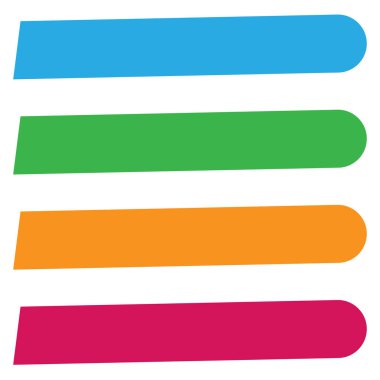 Klasik basit pankart, düğme şekilleri şablon