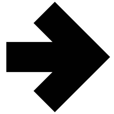 Ok, işaret, imleç simgesi ve sembol. Stock vektör illüstrasyonu, Clip-art grafikleri