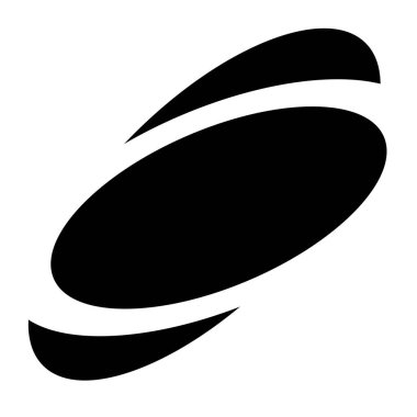 Soyut şekil, sembol, oval elips elementli ikon. Stock vektör illüstrasyonu, Clip-art grafikleri