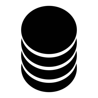 Yığınla daire sembolü, ikon. Stock vektör illüstrasyonu, Clip-art grafikleri