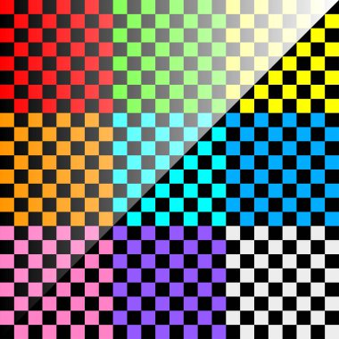renkli dama tahtası, satranç tahtası, satranç tahtası. Damalı, kareler pürüzsüz tekrarlanabilir desen