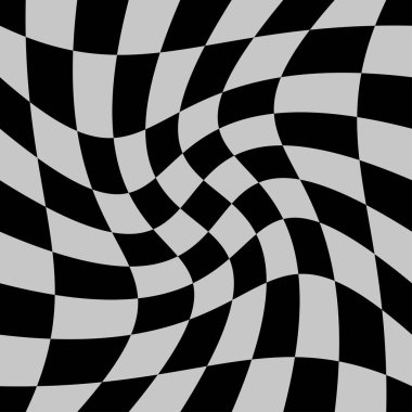 Kare desen, dama tahtası, döndürmeli satranç tahtası, girdap, çevirme efekti