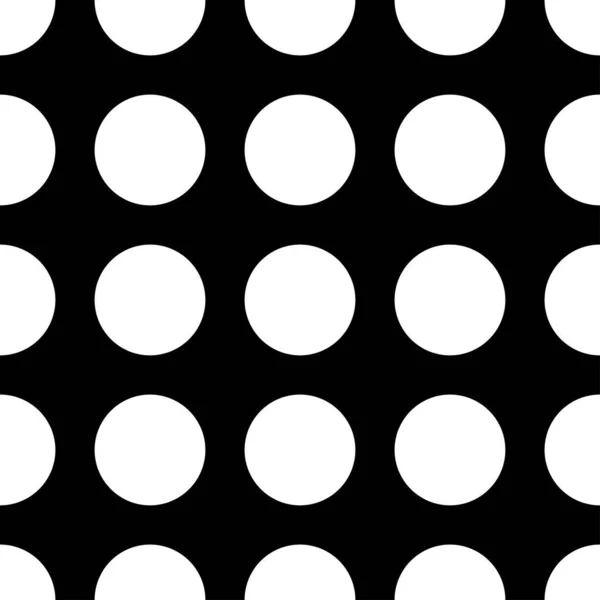 Dots Dotted Circles Seamless Repeatable Background Pattern — Stock Vector