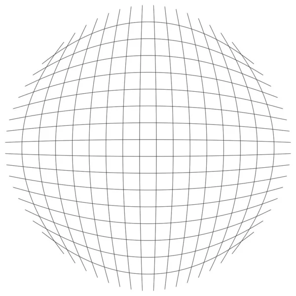 グリッド メッシュ 歪みでグレーディング 変形効果 線の歪み 変形配列 — ストックベクタ
