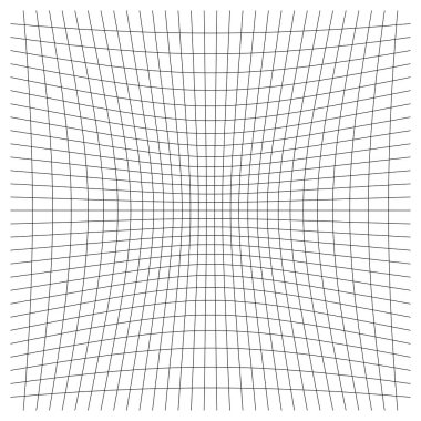 Şebeke, ağ, kafes, bozulma, deformasyon etkisi. Bozukluk, deformasyon dizisi