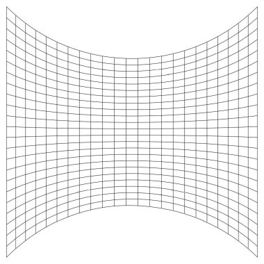 Şebeke, ağ, kafes, bozulma, deformasyon etkisi. Bozukluk, deformasyon dizisi
