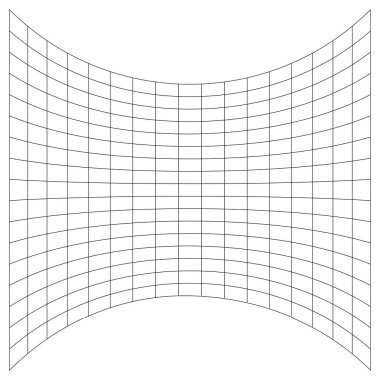 Şebeke, ağ, kafes, bozulma, deformasyon etkisi. Bozukluk, deformasyon dizisi