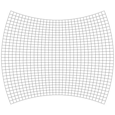 Şebeke, ağ, kafes, bozulma, deformasyon etkisi. Bozukluk, deformasyon dizisi