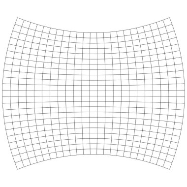 Şebeke, ağ, kafes, bozulma, deformasyon etkisi. Bozukluk, deformasyon dizisi