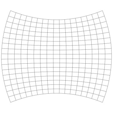 Şebeke, ağ, kafes, bozulma, deformasyon etkisi. Bozukluk, deformasyon dizisi
