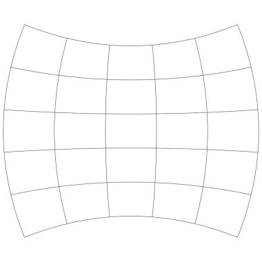 Şebeke, ağ, kafes, bozulma, deformasyon etkisi. Bozukluk, deformasyon dizisi