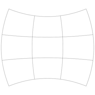 Şebeke, ağ, kafes, bozulma, deformasyon etkisi. Bozukluk, deformasyon dizisi