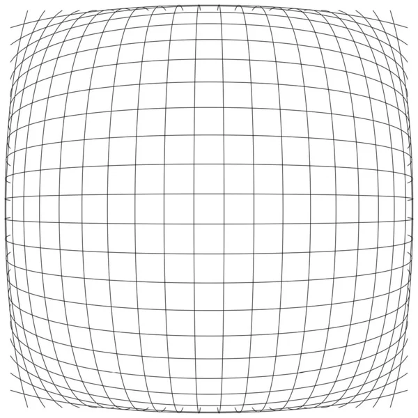 Grade Malha Treliça Grade Com Distorcer Deformar Efeito Distorção Matriz —  Vetores de Stock