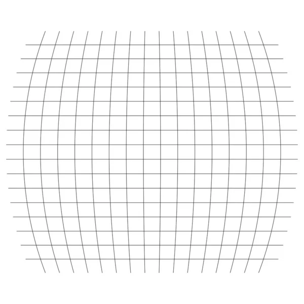 Grid Mesh Kisi Kisi Dengan Distorsi Efek Deform Distorsi Deformasi - Stok Vektor