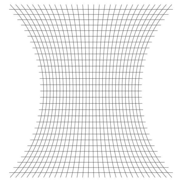 Сетка Сетка Решетка Решетка Искажением Деформирующим Эффектом Искажение Деформационный Массив — стоковый вектор