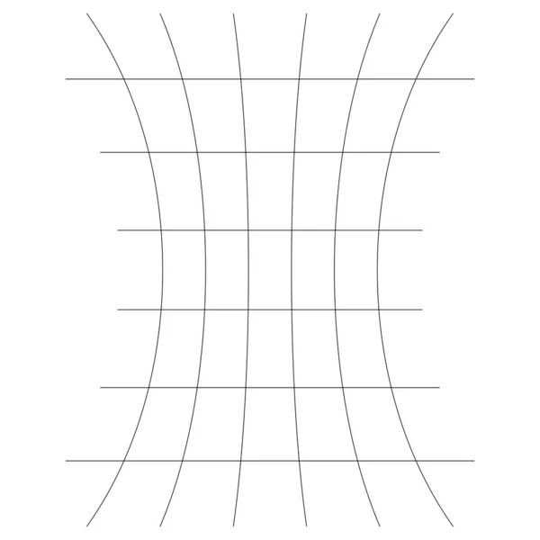 グリッド メッシュ 歪みでグレーディング 変形効果 線の歪み 変形配列 — ストックベクタ