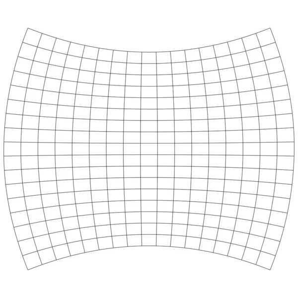 Grade Malha Treliça Grade Com Distorcer Deformar Efeito Distorção Matriz —  Vetores de Stock