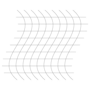 Şebeke, ağ, kafes, bozulma, deformasyon etkisi. Bozukluk, deformasyon dizisi