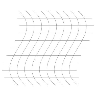 Şebeke, ağ, kafes, bozulma, deformasyon etkisi. Bozukluk, deformasyon dizisi