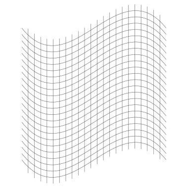 Şebeke, ağ, kafes, bozulma, deformasyon etkisi. Bozukluk, deformasyon dizisi