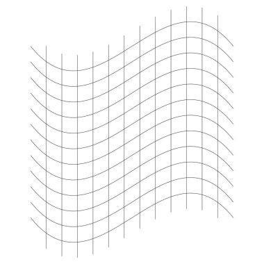 Şebeke, ağ, kafes, bozulma, deformasyon etkisi. Bozukluk, deformasyon dizisi