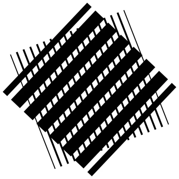 Grid Mesh Dynamic Diagonal Oblique Lines Stripes — 스톡 벡터