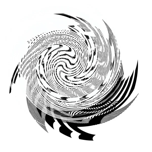 기하학적 소용돌이 Twirl Abstract Cochul Helix Volute Element — 스톡 벡터