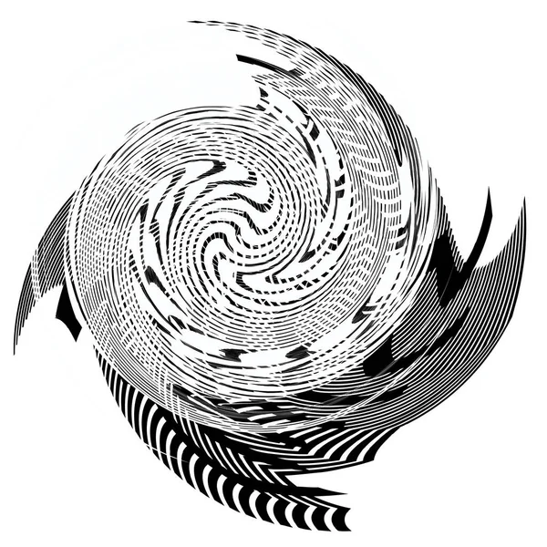 Espiral Geométrica Remolino Giro Coclear Abstracto Elemento Voluta Hélice — Archivo Imágenes Vectoriales