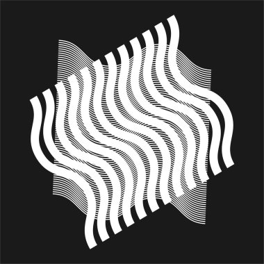 Çapraz, rastgele ızgara, dalgalı, zigzag, dalga, çapraz çizgiler