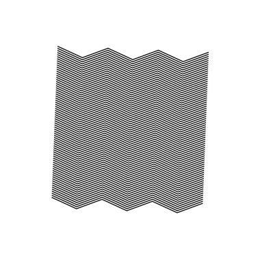 Dalgalı, zig-zag, çapraz çapraz, eğimli çizgiler geometrik çizimler