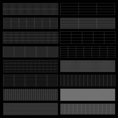 Düzensiz şebekeler, karışıklıklar. Geometrik tel çerçeve dikdörtgenleri. Rastgele kafes, ızgara, ızgara. Stock vektör illüstrasyonu, Clip-art grafikleri