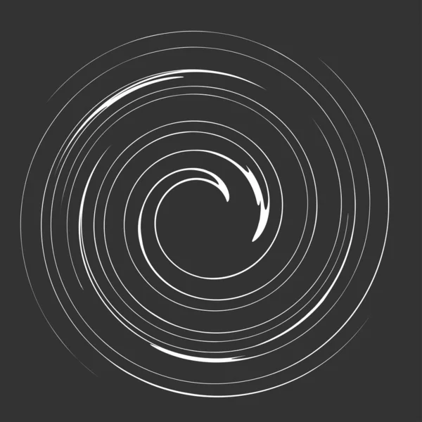 Spirala Geometryczna Wir Wir Ślimak Abstrakcyjny Spiralny Element Wolutowy — Wektor stockowy