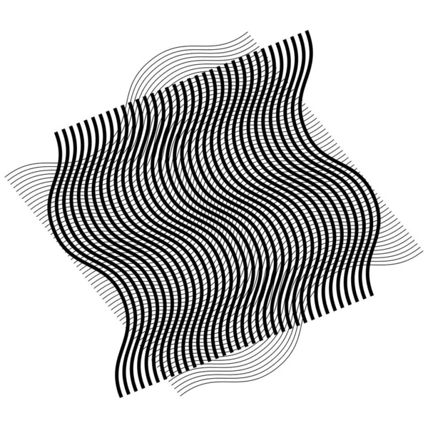 对角线 任意网格 锯齿形 波浪形 纵横交错线的网状结构 — 图库矢量图片