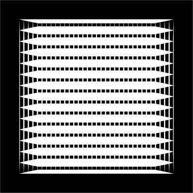 Kusursuz, tekrarı mümkün hatlar izole edildi. Tekrarlanan irreküler, rastgele ızgara, ağ deseni, doku