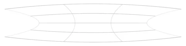 Lange Längliche Unregelmäßige Rechteckige Drahtgitter Gitter Gitter Und Gitterlinien Matrix — Stockvektor
