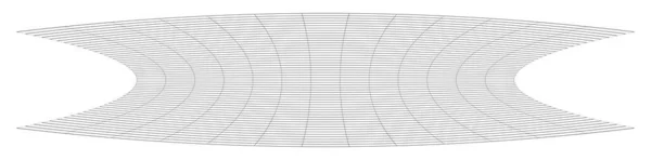 Squeeze Long Oblong Irregular Rectangular Wire Frame Grid Mesh Lattice — Archivo Imágenes Vectoriales